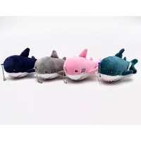 cartoon bead necklace little shark plush toy bag pendant 4 inch crane machines baby doll stall accessories fashion jewelry