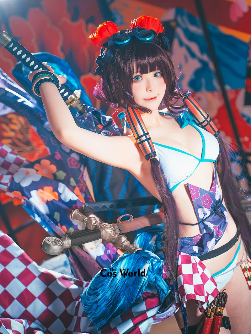 FGO Fate Grand Order Katsushika Hokusai бикини купальный костюм наряд Аниме косплей костюмы| |