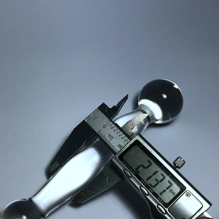 Double Pyrex Glass Dildo Fake Penis Anal Beads Butt Plug | Красота и здоровье