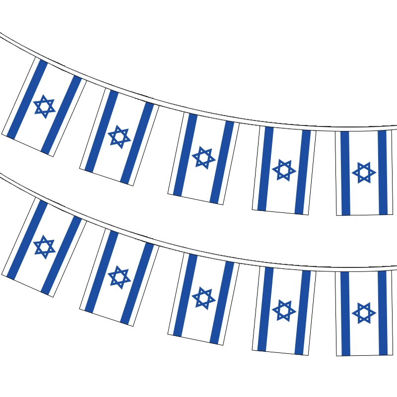 

xvggdg 20pcs/set israel bunting flags Pennant String Banner Buntings Festival Party Holiday