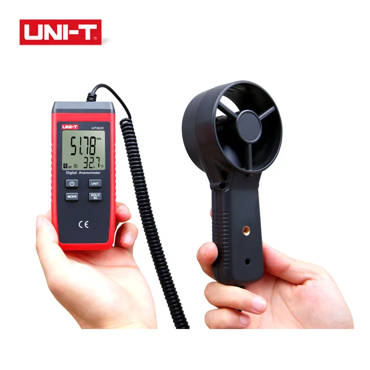

UNI-T Wind Speed Meter UT363S Pocket Anemometers Speed Temperature Digital Thermometers Diagnostic-tools