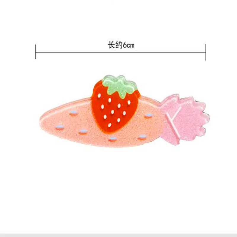 1 шт. Корейский Новый зажим для волос Фрукты Арбуз Kawaii заколки с фигурками
