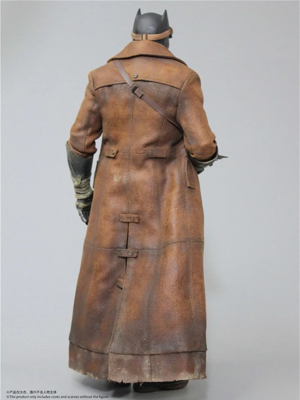 

In Stock 1/6th DAFTOYS F011 The Dark Knight Old Desert Long Leather Coat Scarf No Body Suit Usual 12inch Body Action