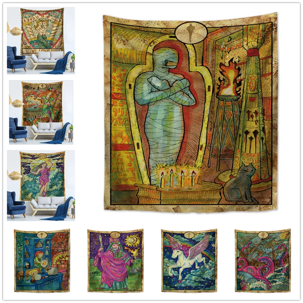 Настенный гобелен домашние украшения тканевый Декор для спальни гостиной зала