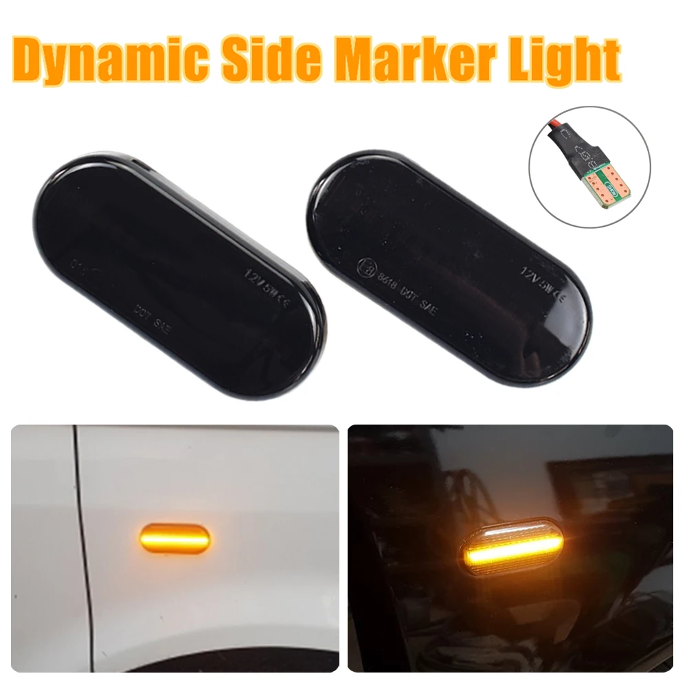 2 шт. Светодиодные поворотники для VW Volkswagen Bora Golf 3/4 Passat 3B Polo 6N Sharan Vento T5 SEAT Ibiza |