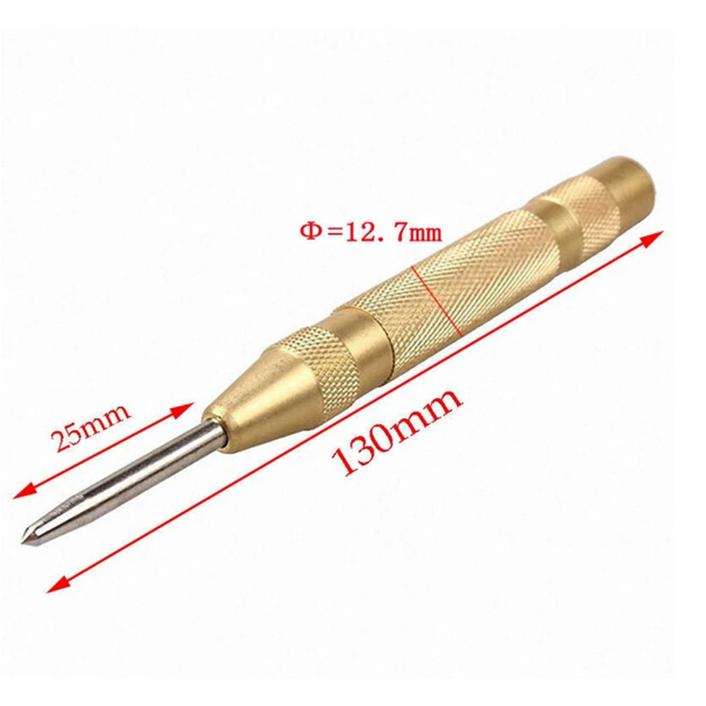 

1PCS high speed steel Automatic Center Pin Punch HSS Spring Loaded Marking Starting Holes Tool 12.7mm