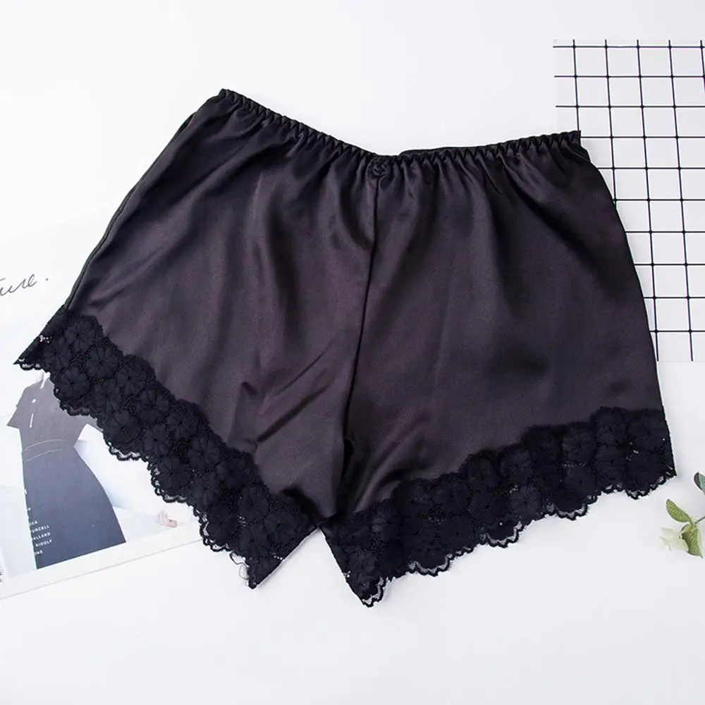 Женские кружевные Защитные шорты модные пикантные эластичные трусы со средней