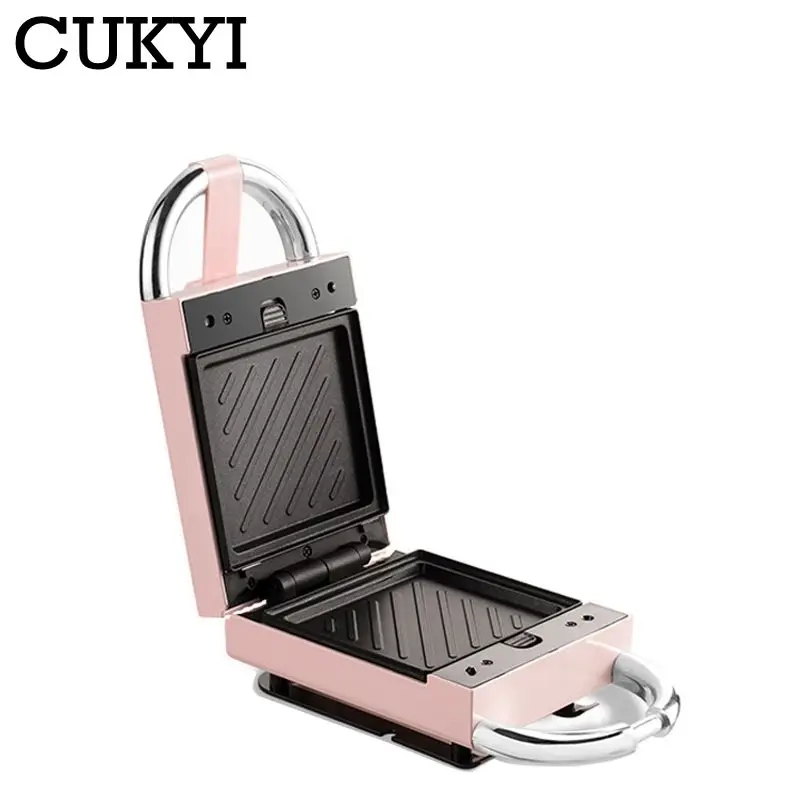 CUKYI Household Multifunctional Electric Breakfast Waffle Maker Automatic Sandwich Machine Bread Toaster Ham Meat Grill Pan 220V | Бытовая