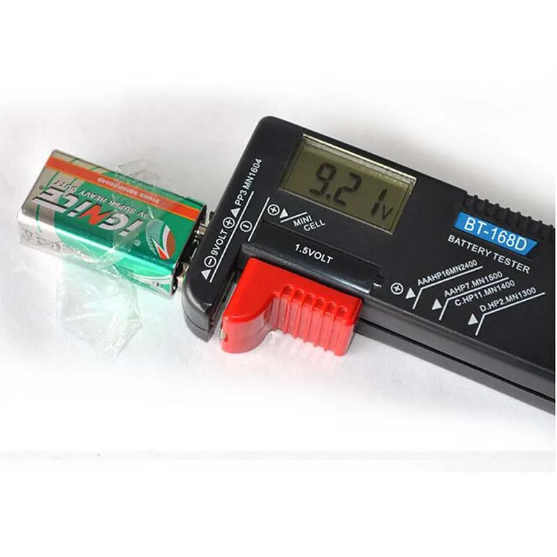 Две модели аккумуляторов с цифровым ЖК дисплеем и указателем 1 5 9 в|Тестеры