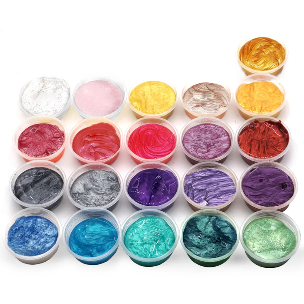 

2021 NEW 21 Colors Pearl Pigment Powder Mica Pearlescent Colorants Resin Dye for Jewelry Making Art Tool Art Supplies