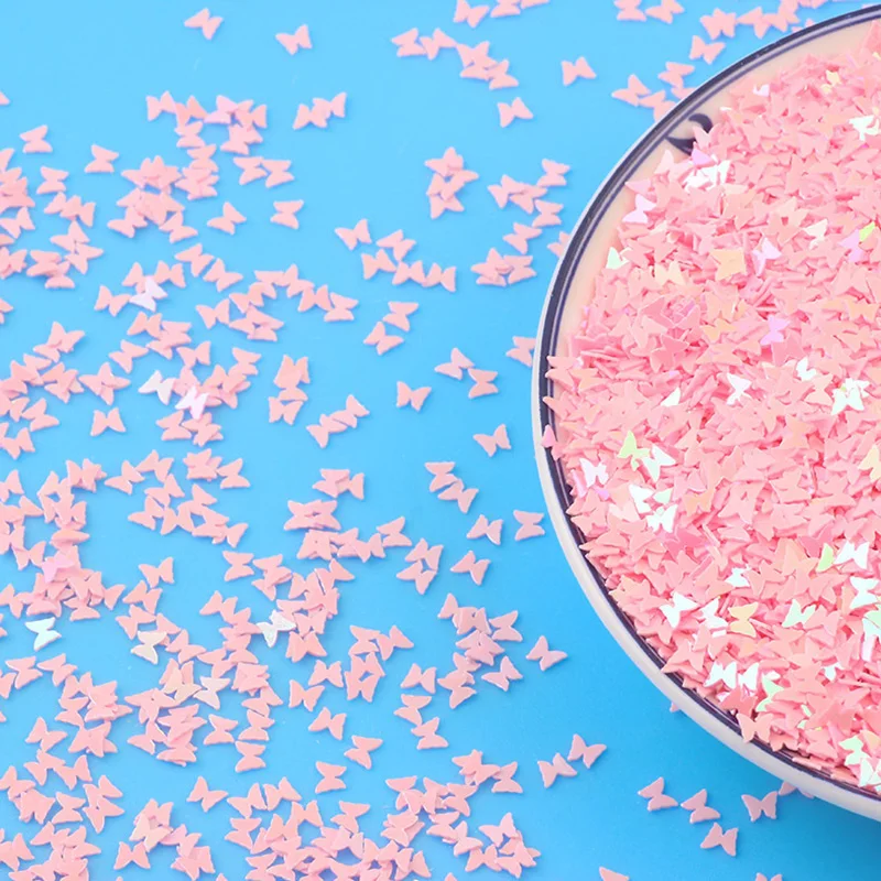 10 г 3 мм Мини Бабочка Блеск блёстки для рукоделия изготовление ПВХ пайетки DIY