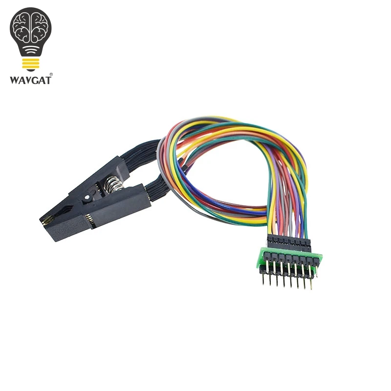 Официальный CH341A 24 25 серия EEPROM флэш-память биос USB программист модуль CH341 для SOIC8 SOP8 тестовый зажим для EEPROM 93CXX 25CXX 24CXX