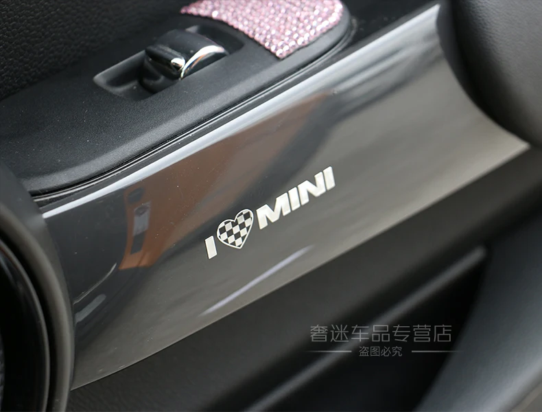 Юнион Джек Металл я люблю мини-наклейка эмблема наклейки для Mini Cooper земляк Clubman F55 F56 R55 R56 R60 F60 автомобильные аксессуары