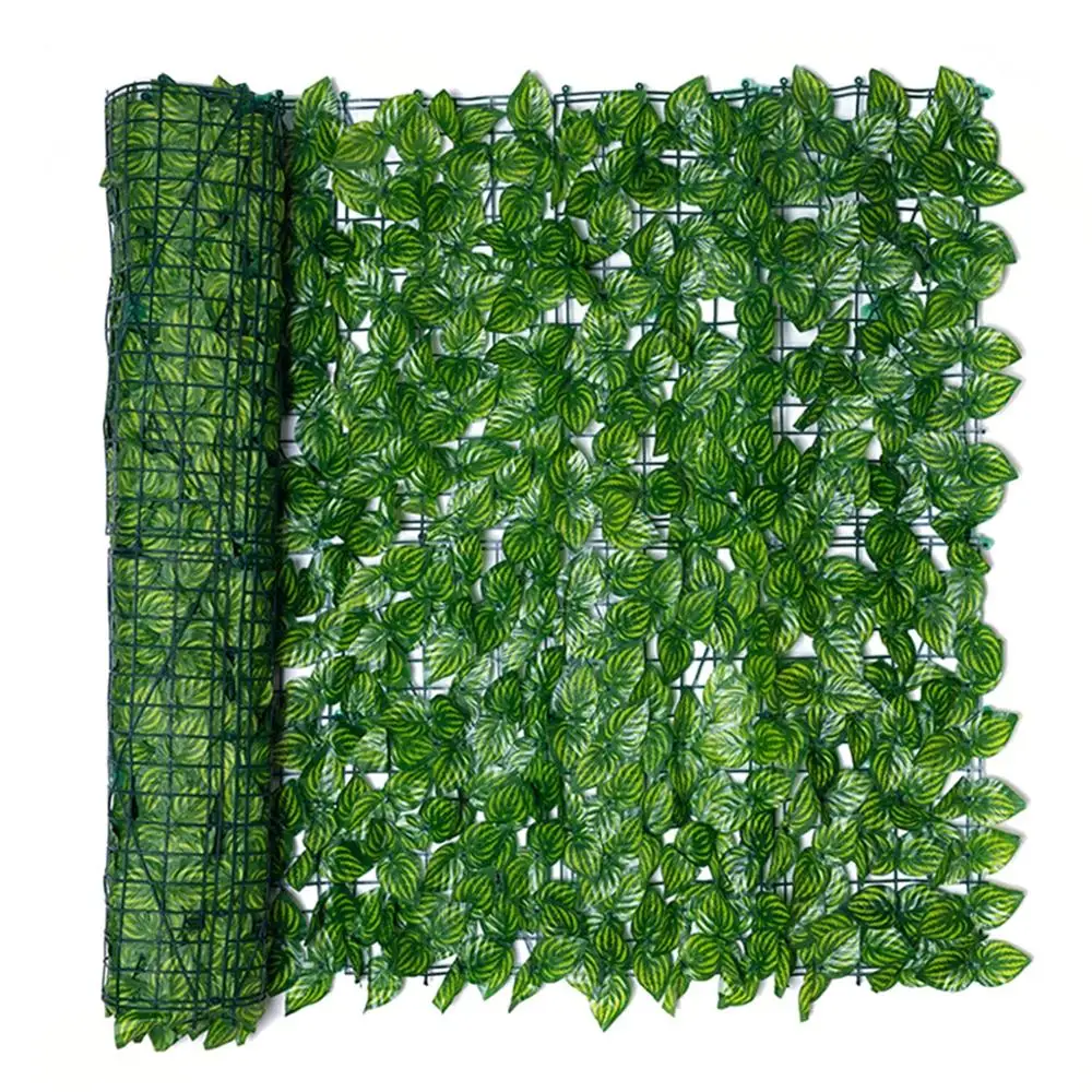 Рулон искусственных листьев для садового забора защита от УФ излучения