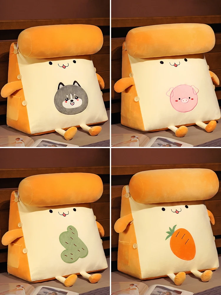 

Tatami Bed Head Soft Bag Backrest Cushion Bay Window Pillow Bed Triangle Big Cushion Couch Pillow