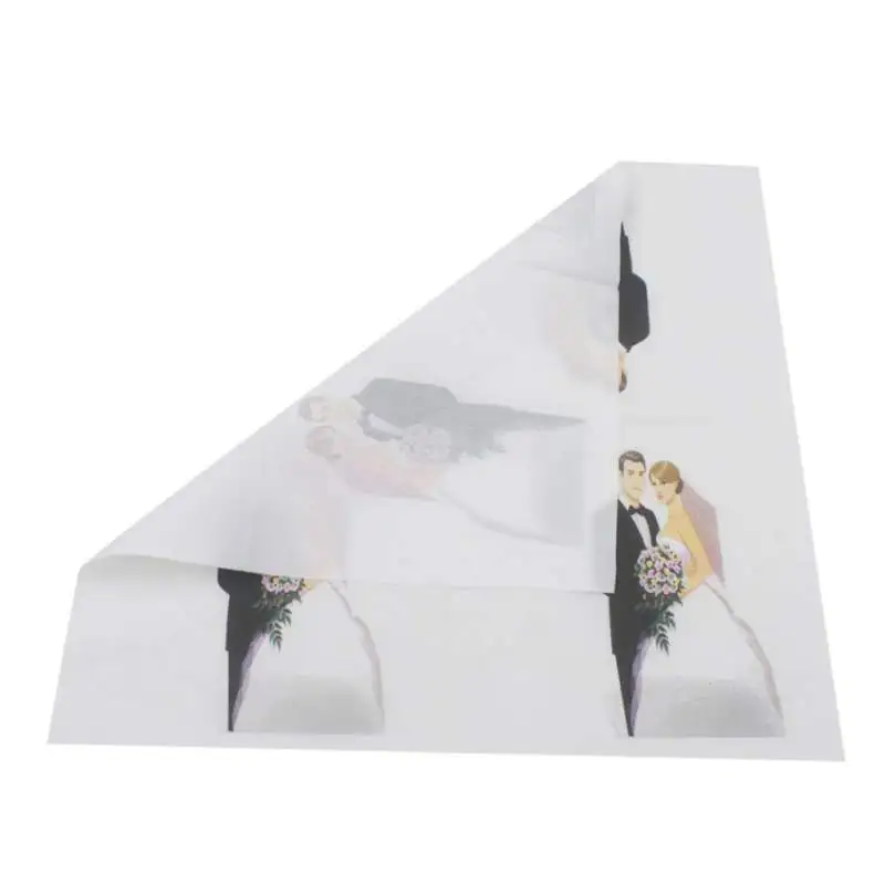 Бумажные Коктейльные салфетки десертные для вечерние одноразовые свадебные