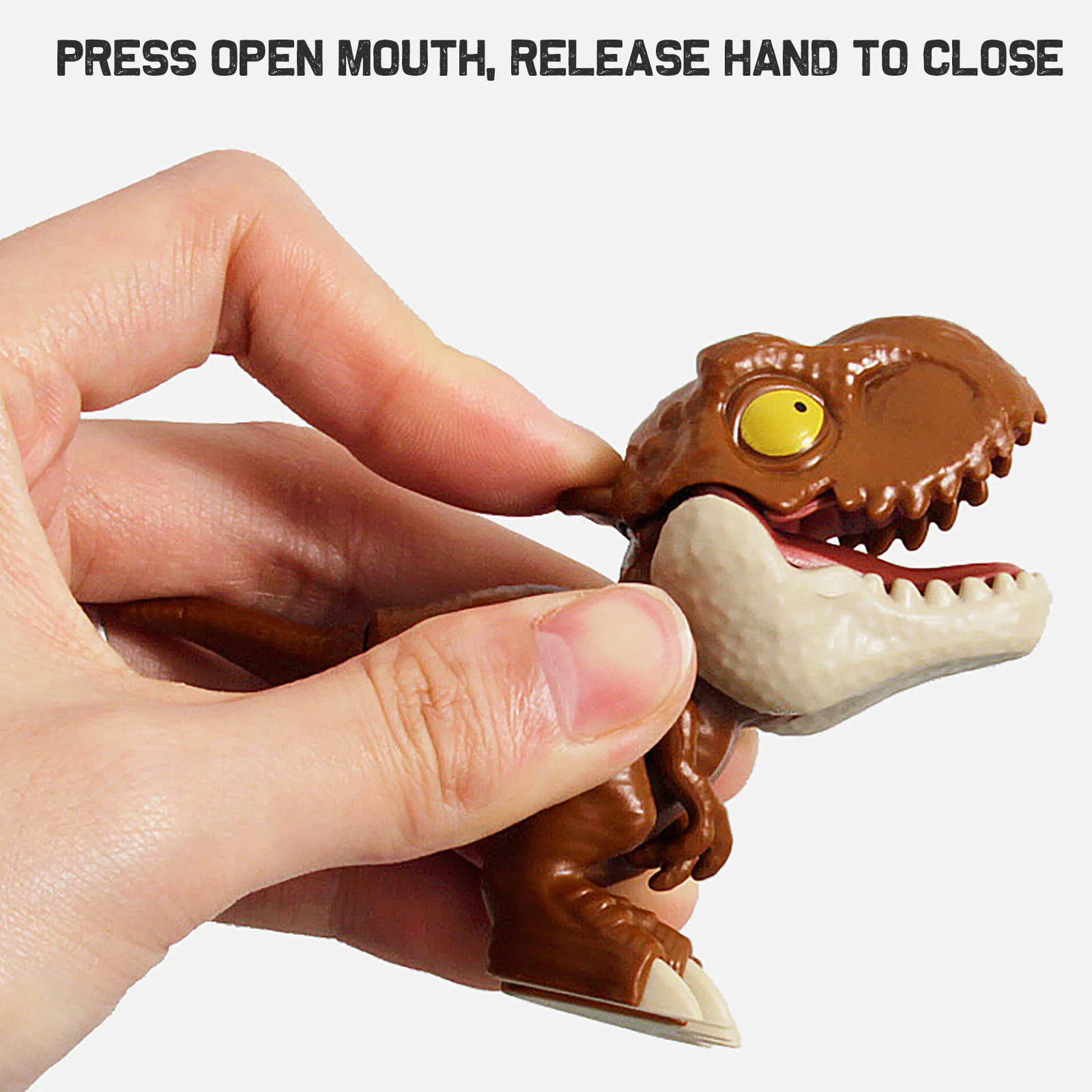 Пальчиковые игрушки-Динозавры игрушки-фиджеты интерактивный кусающий руку