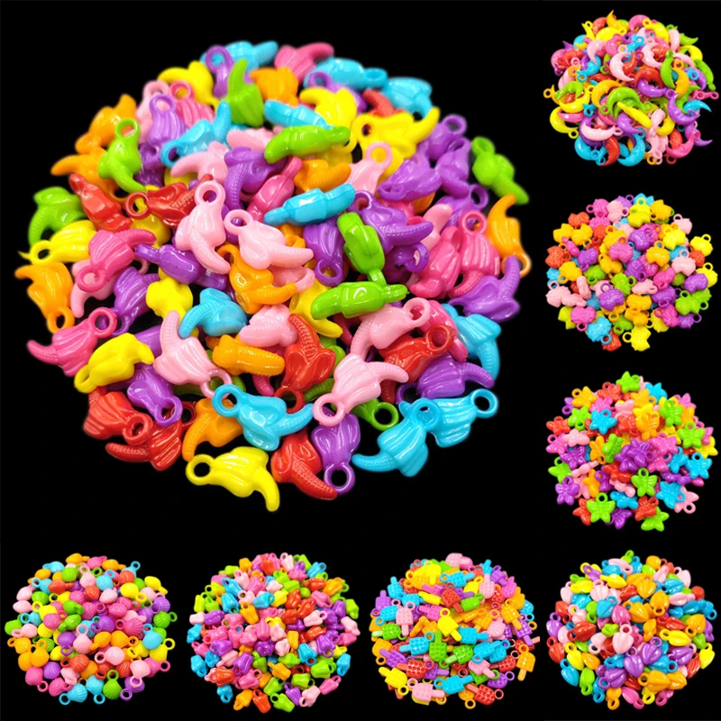 

10/20Pcs Moon Shell Candy DIY Crafts Loose Beads For Jewelry Making Necklace Bracelet Wholesale Pendant