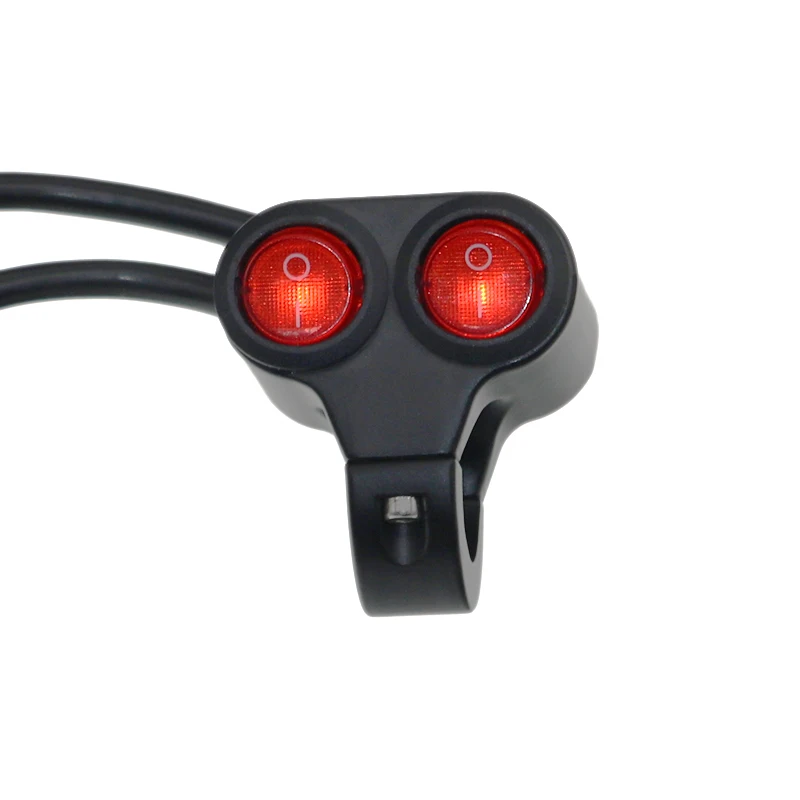 MoFlyeer 22 мм мотоциклетная лампа с креплением переключатель Передний фонарь стоп