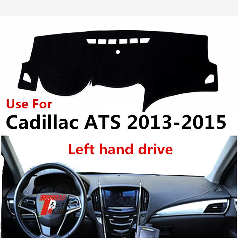 

Taijs Left Hand Drive Good High Synthetic Fiber Car Dashboard Cover Dashmat for Cadillac ATS 2013 2014 2015 Nice Cutting