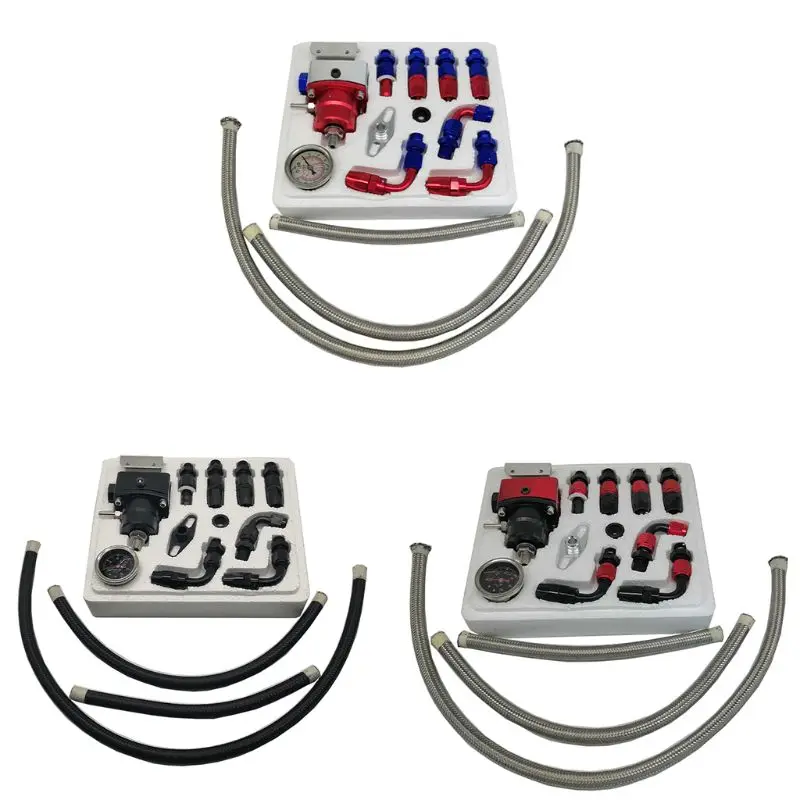 

Fuel Pressure Regulator set 3 Colors Adjustable Fuel Pressure Regulator Kit 1XCF
