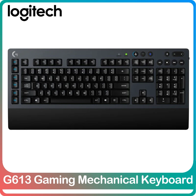 Logitech G613 2 4G Bluetooth Беспроводная LIGHTSPEED игровая механическая клавиатура 10 клавиш без