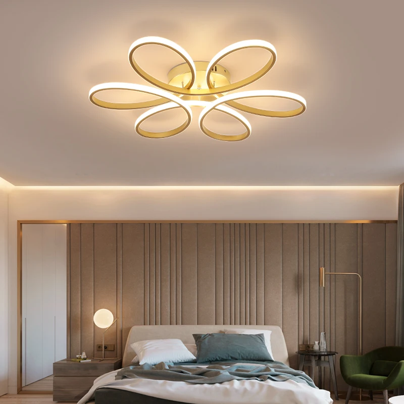 $58.00 Modern LED Ceiling Lights Remote control for Living room Bedroom 78W 72W 90W 120W Aluminum boby indoor plafond Lamp flush mount