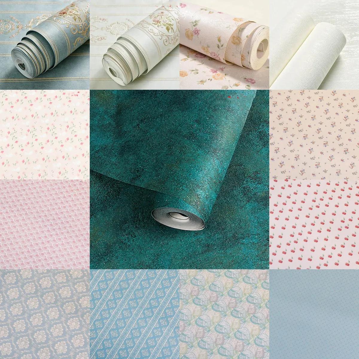 

1:12 миниатюрные мульти-тематические обои для кукольного домика «сделай сам» Аксессуары для миниатюрного кукольного домика красочные обои Н...