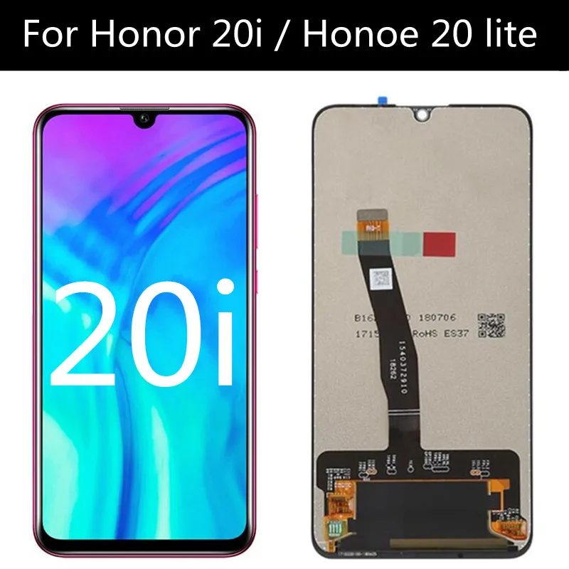 

6.21" For Honor 20i HRY-TL00T LCD Display Touch Screen Digitizer Assembly Replacement parts For Huawei Honor 20 lite HRY-LX1T