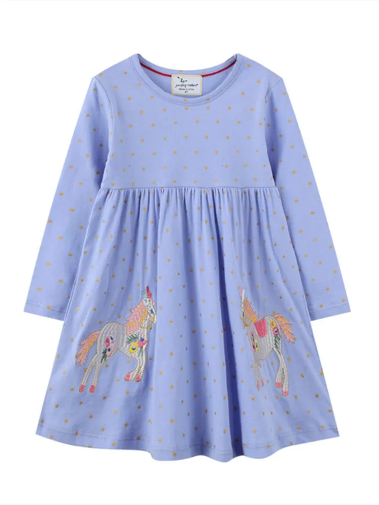 

Long Sleeve Unicorn Dress for Girl Autumn Winter Children Animal Mesh Unicorn Party Tutu Kids Girls Dresses