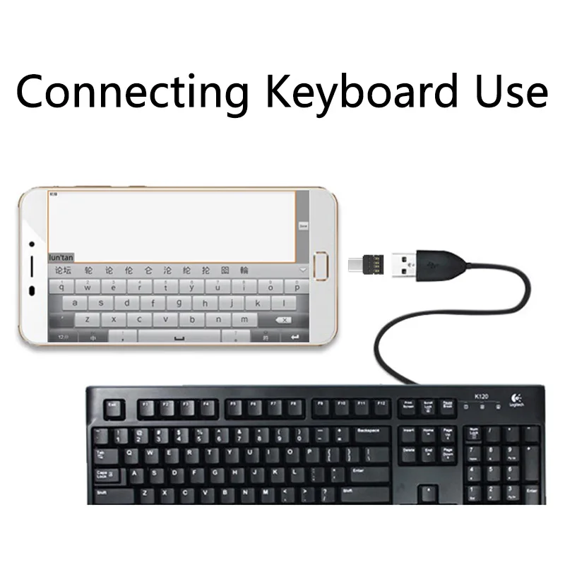 Mini type C OTG Micro Usb к USB Jack адаптер Универсальное внешнее оборудование конвертер для MacBook u-диск передачи данных