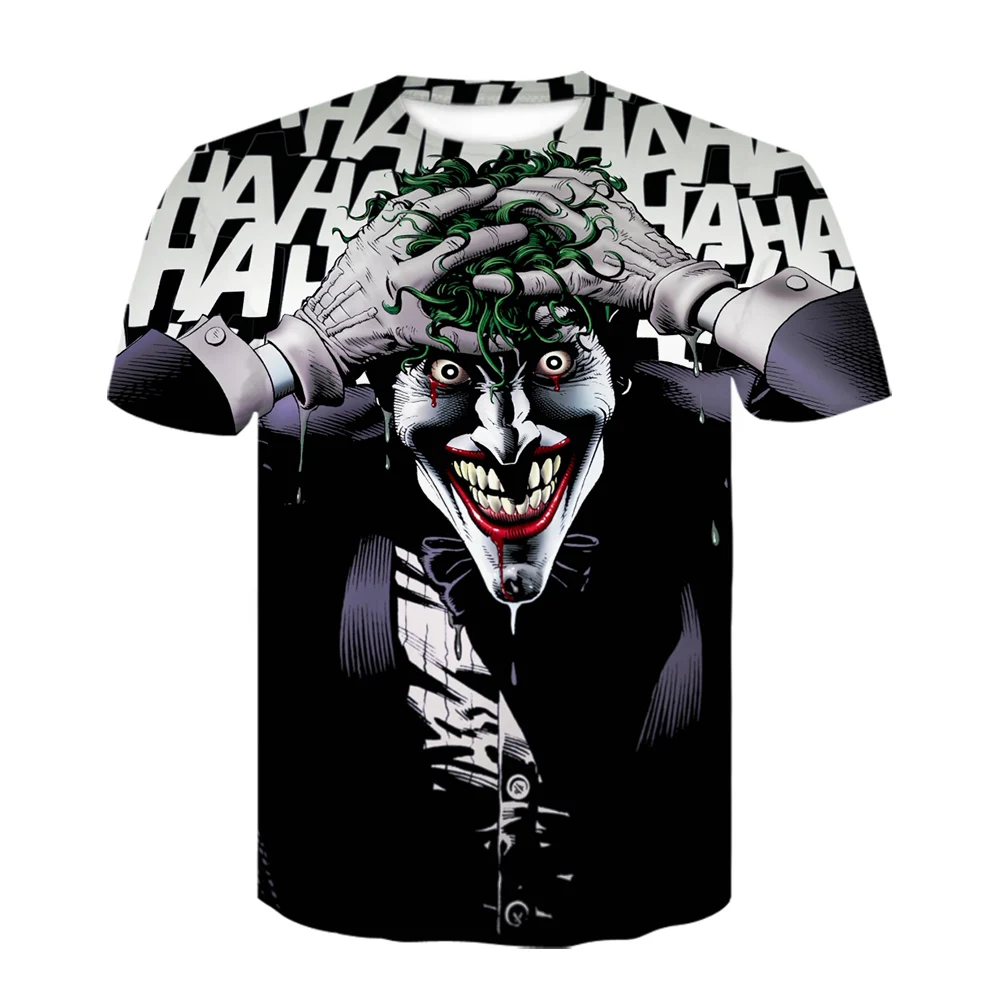 2020 брендовая футболка для мужчин 3D &quotДжокер&quot футболки с принтами из фильмов