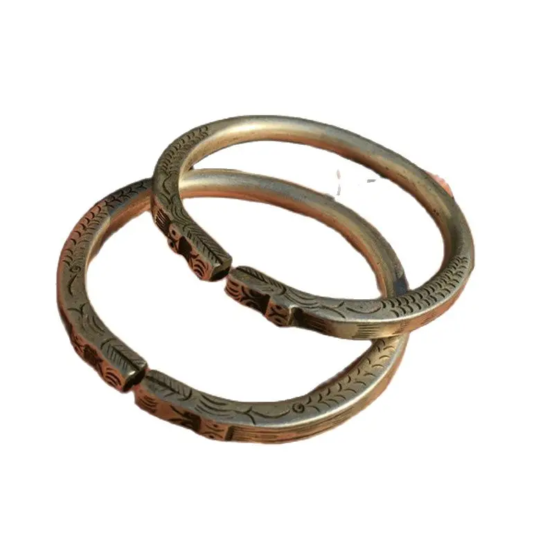 

Collection of silver transfer bracelets handmade in Tibet