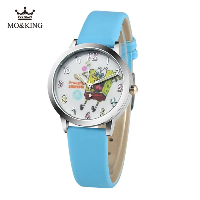 

Boy Girl Watch Kid Watch High Quality Printed Strap Leather Quartz Watch Children Girls Boys Accessories Wristwatch Relogio