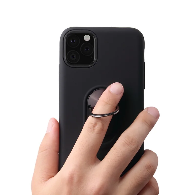 Чехол для телефона для iPhone 11 Pro XR X 10 TPU Скрытая подставка с автомобильным магнитом чехол для iPhone 6 7 8 Plus XS MAX Capa Fundas