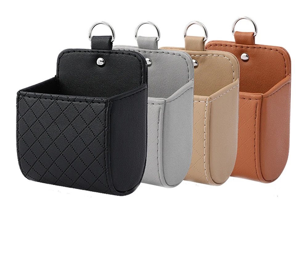 

На выходе воздуха автомобиля мобильный телефон сумка ягненка пояс оранжевый Висячие мешочки Органайзер с карманами, который крепится на су...