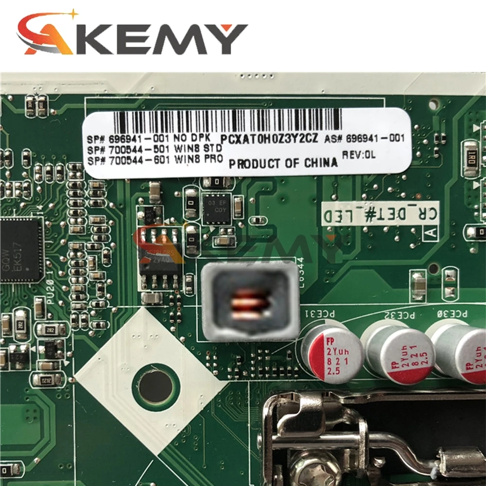 For HP Pavilion 23 23-B 23-1026cx AIO Motherboard 696941-001 700544-501 IPISB-AB PGA1155 MainBoard 100% Tested Fast Ship |