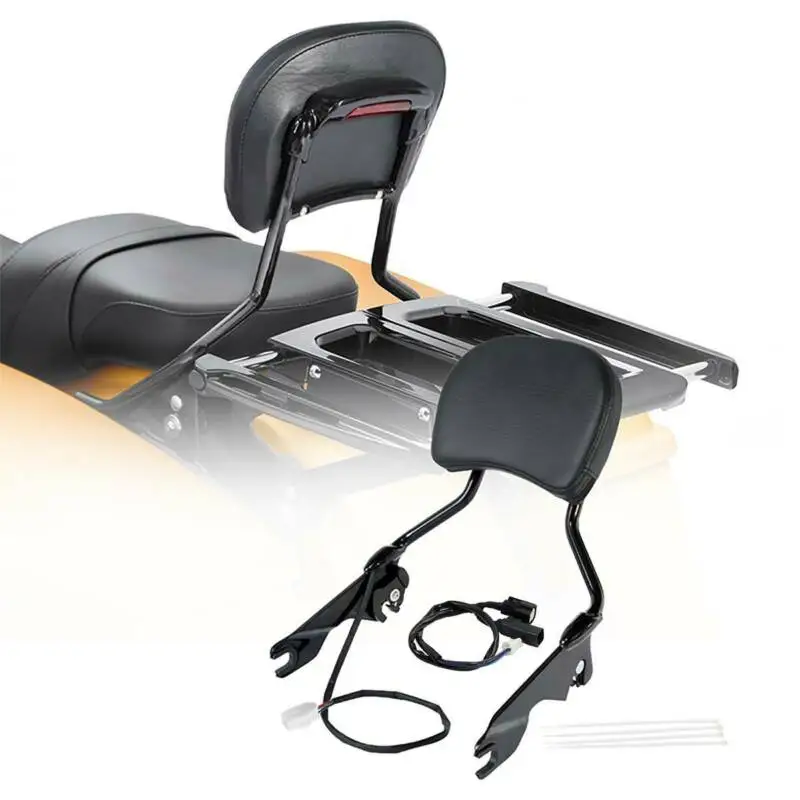 Вертикальное Крепление на спинку Сисси бара для мотоцикла с Стоп светильник Harley