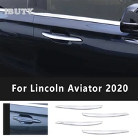 for lincoln aviator 2020 accessories stainless steel car outer door handle cover protection covers decorations auto accessories