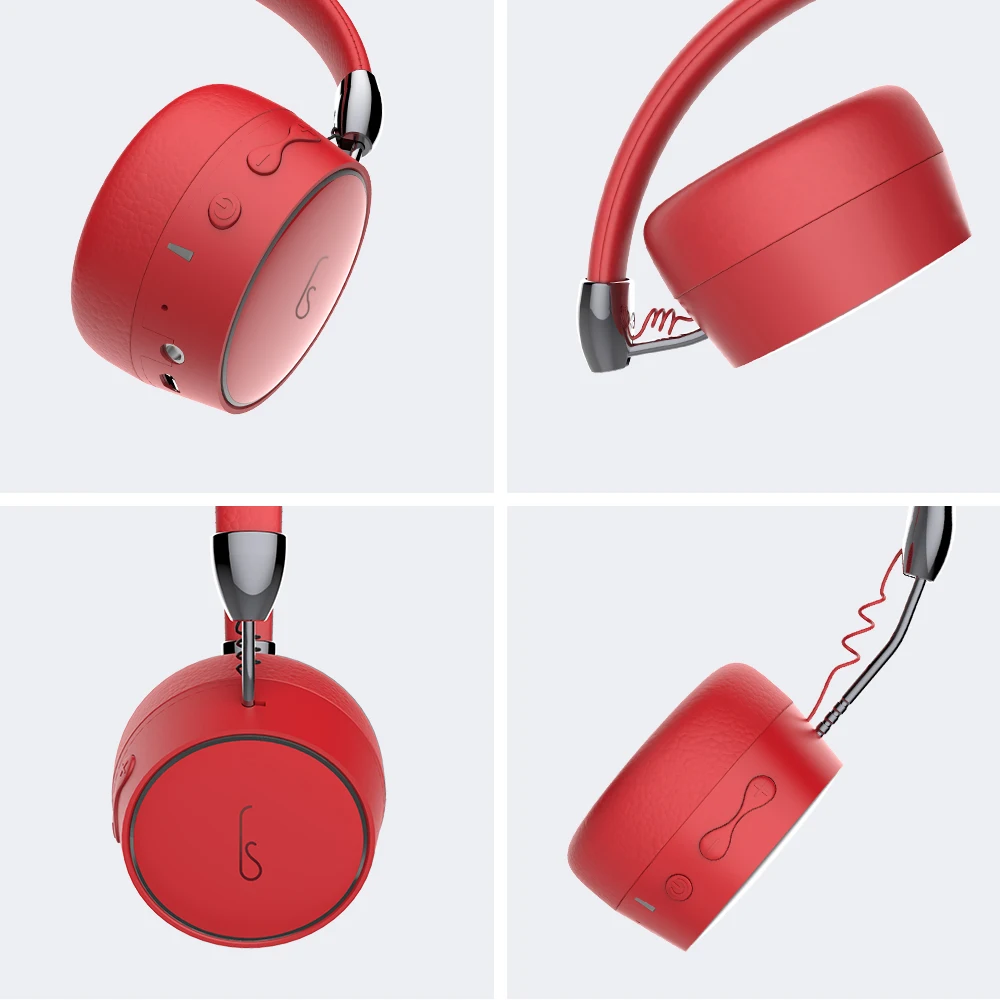 Беспроводные Складные Bluetooth-наушники со светодиодной подсветкой Hi-Fi