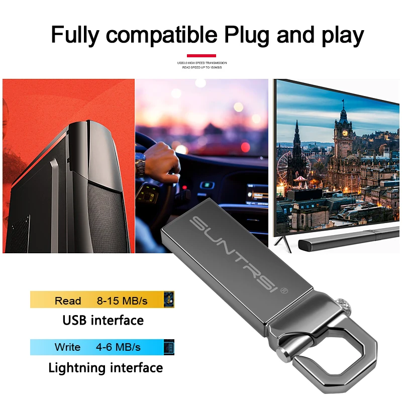 Фото USB-флеш-накопитель Suntrsi, 64 ГБ, 32 ГБ, 16 ГБ, 8 ГБ, 128 ГБ №4