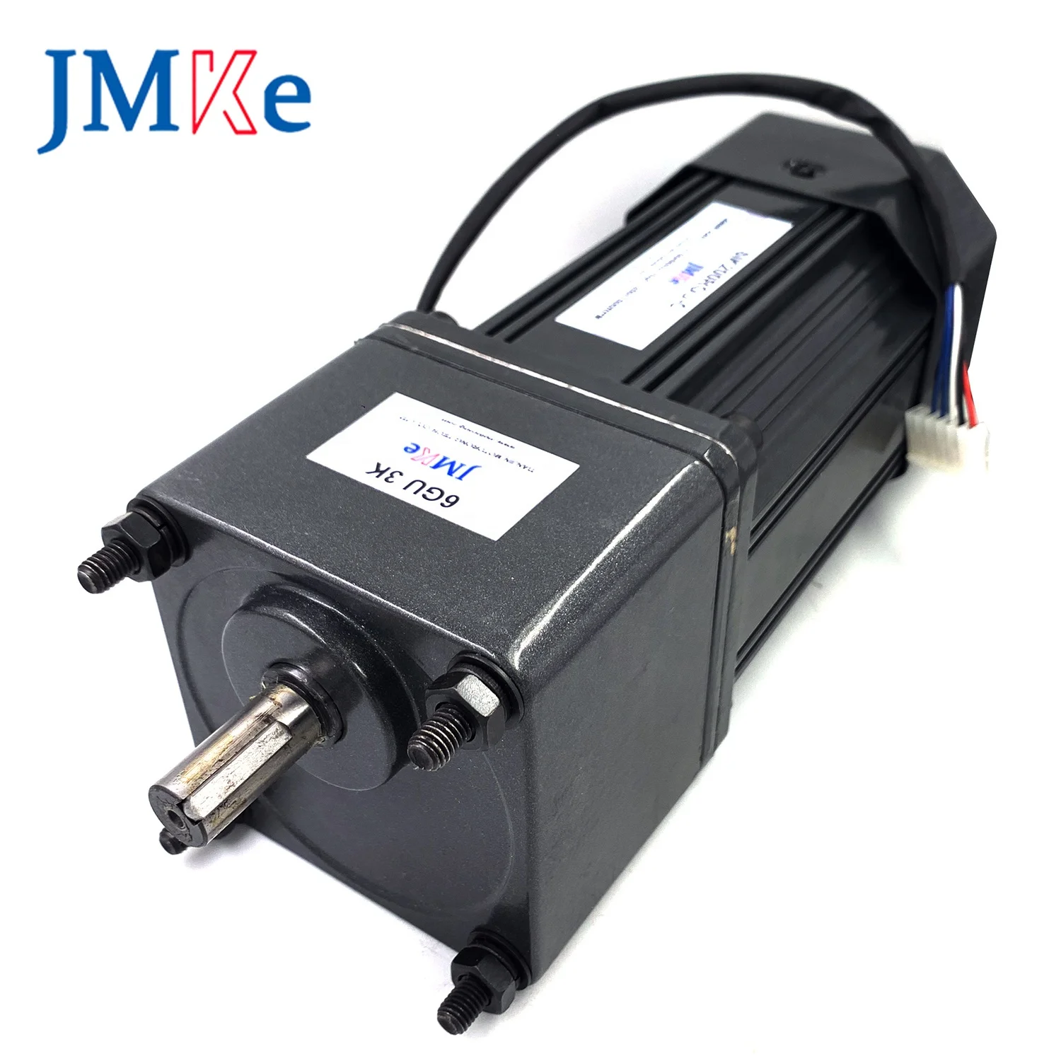 Электрический мотор JMKE 220 В с редукторной головкой 104x104 мм 200 Вт редукторный