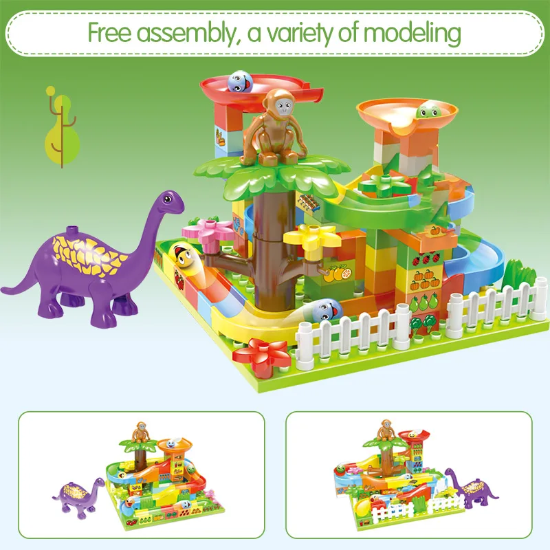 Детский конструктор-лабиринт с шариками воронкой и горкой | Игрушки хобби