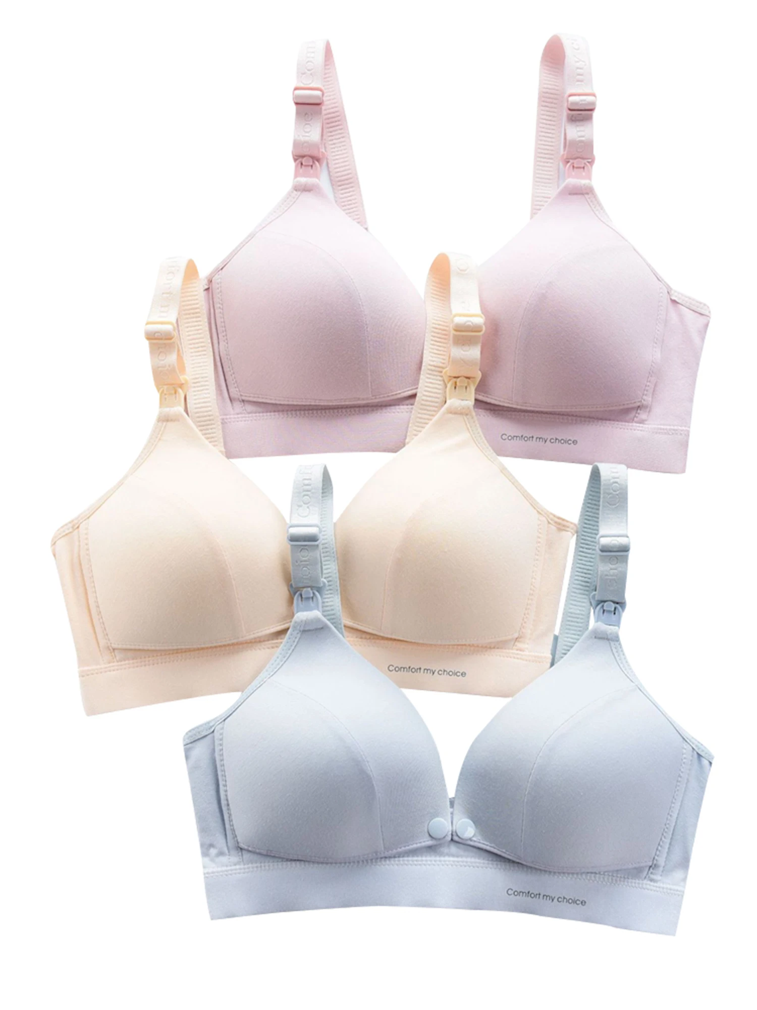 Бюстгальтер для беременных женщин однотонный свободный бюстгальтер большого