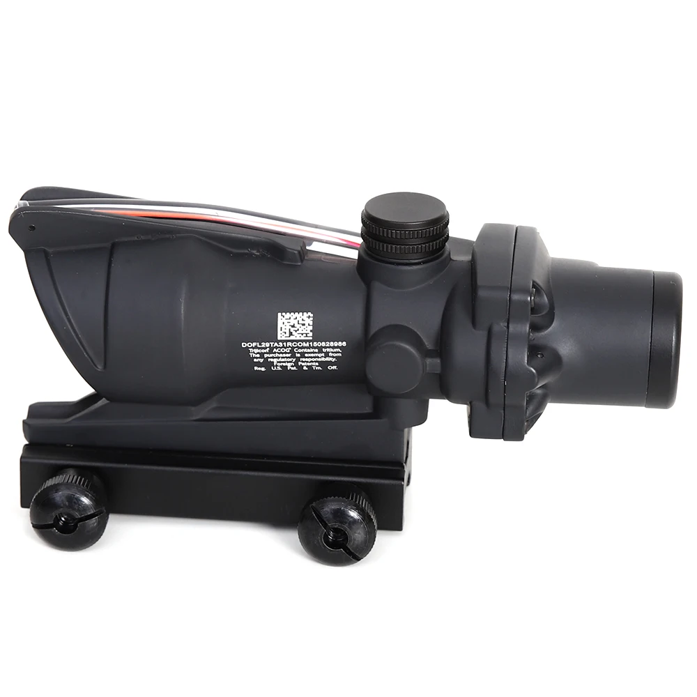 Прицел ACOG 4X32 настоящий волоконный оптика красный освещенный точечный элемент