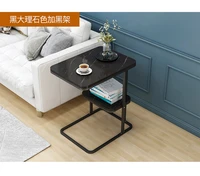 joylive creative living room small tea table frame coffee table sofa side table with one shelf sofa corner iron