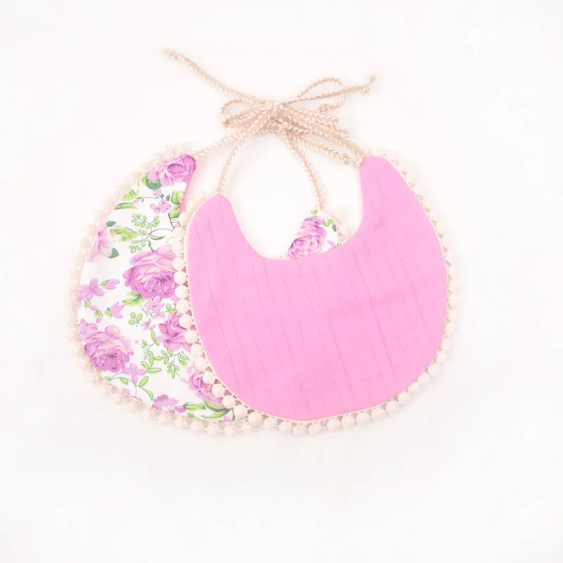 

Baby Bibs Girls Boys Fashion Tassel Double-deck Infant Toddlers Dinner Feeding Saliva Towels Soft Cotton Linen Burp Cloths