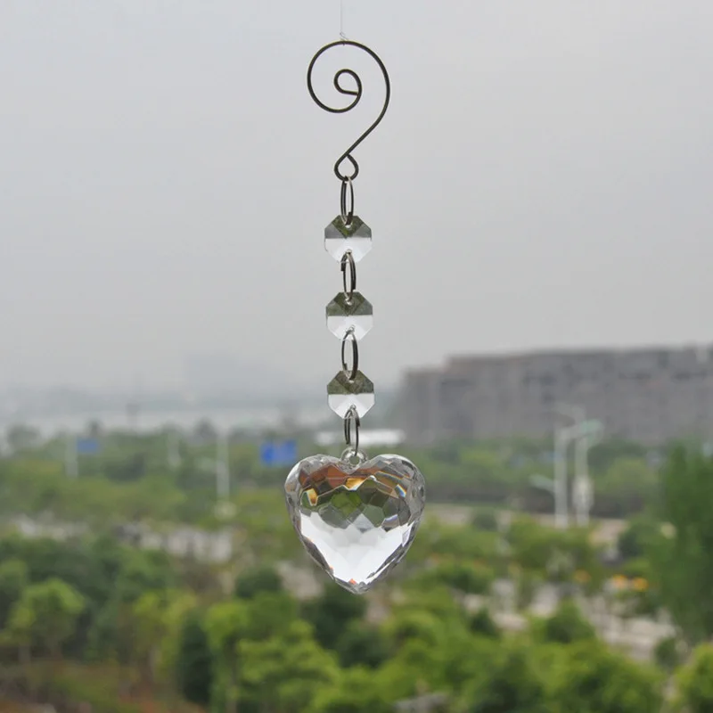 20 шт. хрустальные бусины подвеска гирлянда прозрачное стекло хрустальная люстра