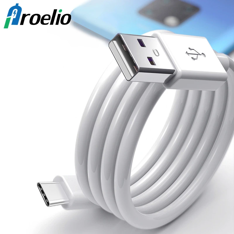 Ro mi chw usb type C кабель Oneplus 6T 7 для Xiao mi Red mi Note 7 mi A2 8 9 Быстрая зарядка USB C кабель для samsung S8 S9 Plus