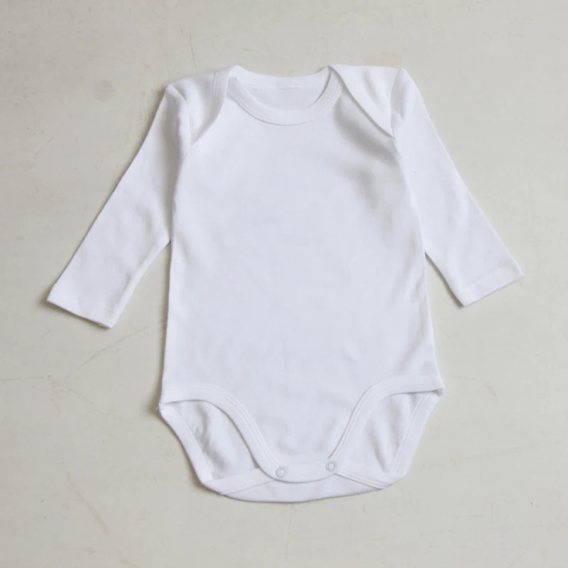 2/3/4 шт. детское хлопковое боди с длинным рукавом и круглым вырезом | Мать ребенок